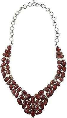 Collier de créateur fait à la main pour femmes, collier plaqué argent 925