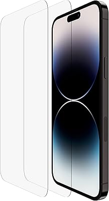 Protecteur d'écran en verre trempé belkin pour iphone 14 pro max