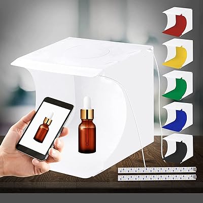 Goodrun mini boîte à lumière de studio de photographie, kit de tente photo