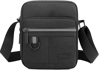 Sac à bandoulière en tissu de luxe pour hommes | messager d'affaires élégant