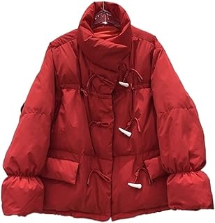 Yhanni doudounes, doudoune ample à fermeture éclair en croissant pour femme veste courte