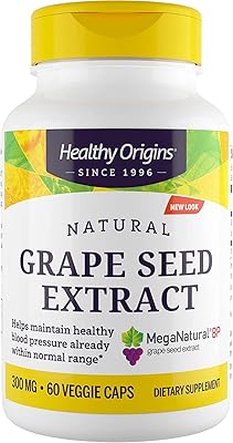 Extrait de pépins de raisin bp meganatural healthy origins 300 mg soutien