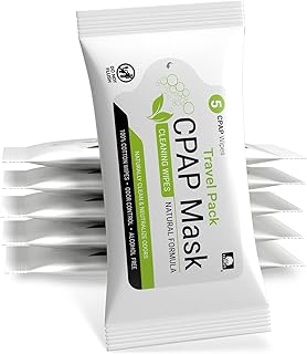 Lingettes nettoyantes professionnelles pour masque cpap avec formule avancée de contrôle des odeurs