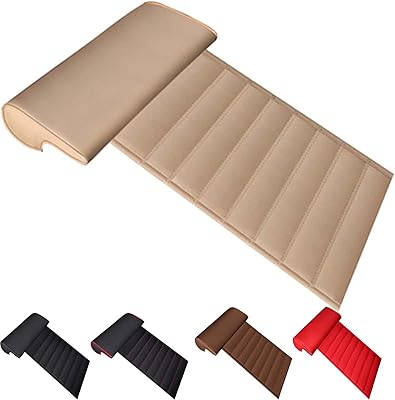 Oreiller d'extension de siège de voiture universel, oreiller de jambe en cuir, tapis