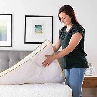 Housse de matelas cotton home en tissu ultra doux, 150 cm l x