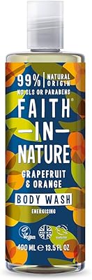 Nettoyant pour le corps faith in nature pamplemousse et orange 400 ml, 1