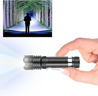 Proton mini xhp50 led lampe de poche tactique à haute luminosité, mini lampe