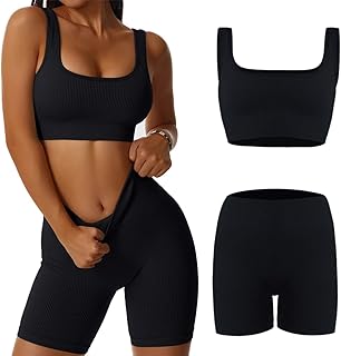 Ensemble de vêtements de sport deux pièces pour femme composé d'un