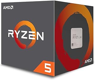 Processeur amd ryzen 5 1600 65w am4 avec refroidisseur brillant (yd1600bbafbox)