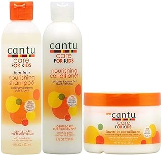 Coffret de soins pour enfants composé d'un shampoing et d'un après-shampooing, d'un après-shampooing