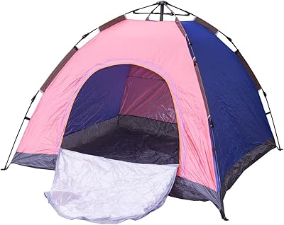 Tente de camping pour 3-4 personnes, tente automatique facile à ouvrir immédiatement, différentes