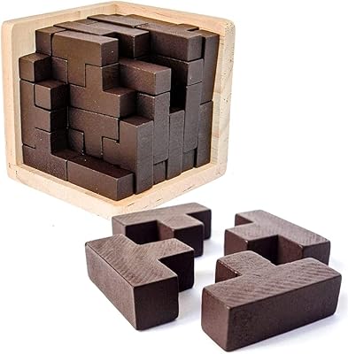 Jouet puzzle en bois bois 3d pour stimuler l'esprit jouet éducatif en forme