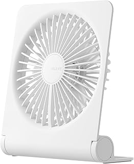 Mini ventilateur de bureau rechargeable usb portable gizleaf, mini ventilateur personnel pliable à