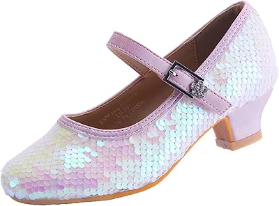 Chaussures formelles à talons hauts pour filles mary jane princess de huit kilomètres
