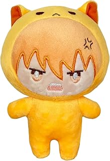 Corbeille de fruits great eastern entertainment - peluche q-cat 6" de hauteur