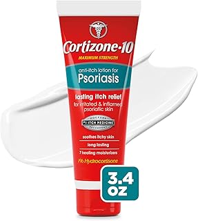 Lotion anti-démangeaisons cortisone 10 pour le psoriasis, 100 ml, transparente