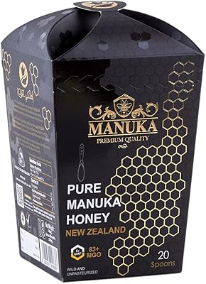 Royal royal cuillères au miel de manuka de nouvelle-zélande avec umf5+ mgo