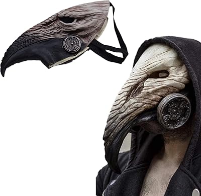 Masque de bec d'halloween, masque de bec d'oiseau de pygargue à tête blanche
