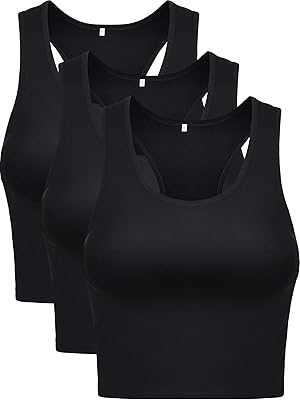 Boao 4 pièces débardeur short de sport pour femme ensemble de 2