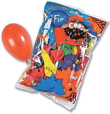 Ballons de couleurs assorties fun it's cool, taille standard 5 pouces - paquet