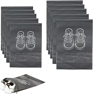 Sac à chaussures anti-poussière avec cordon de serrage 10 pièces sacs