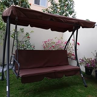 Balançoire 3 places dubaï marron
