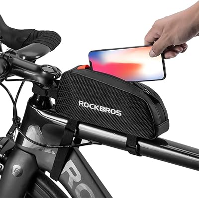 Sacoche de vélo rock bros top avec cadre avant compatible avec iphone 13/14/12 pro et galaxy s22/s21. Redéfinissez vos attentes shopping avec Diaytar