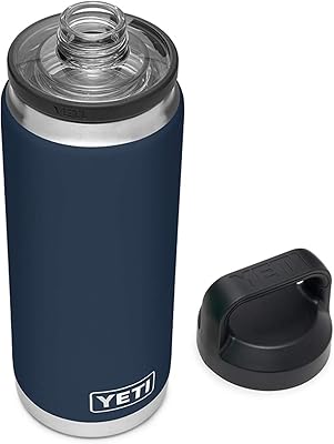 Bouteille yeti rambler, 26 oz, isolée sous vide, en acier inoxydable avec couvercle
