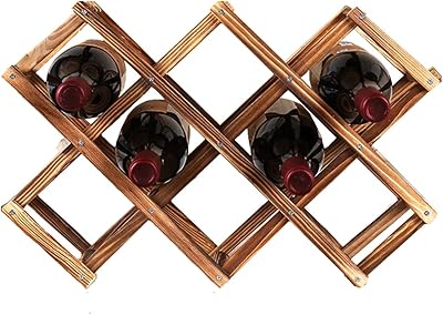 Casier à vin fairville supports de stockage en bois 10 bouteilles