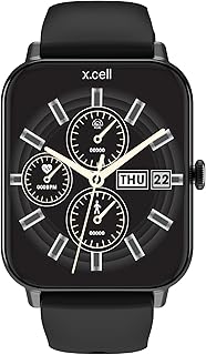 Montre intelligente xcell g8 talk pour surveiller la fréquence cardiaque/la tension artérielle/le niveau