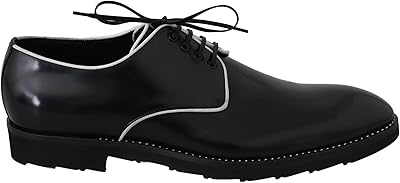 Chaussures derby formelles en cuir noir pour hommes. Diaytar : Là où commence votre expérience shopping idéale