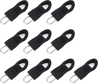 Ensemble de 40 pièces de matériel de fermeture éclair amovible noir adapté aux