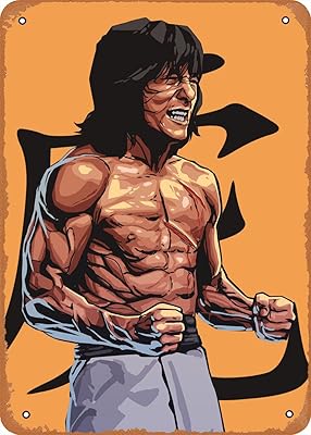 Affiche classique du film shvieiart, signe en métal, affiche de jackie chan, décor