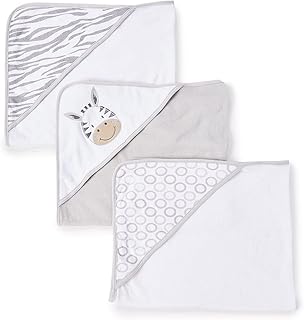 Ensemble 3 pièces spacilk de serviettes à capuche en tissu éponge doux