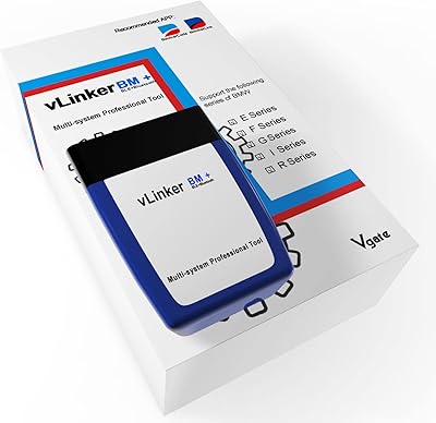 Lecteur de code vlinker jota bmw + bluetooth obd 2 pour bmw/mini, adaptateur