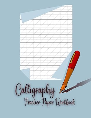 Cahier d'exercices de calligraphie : sur les stylos pour les débutants apprendre