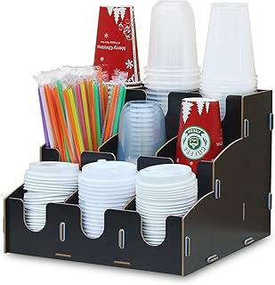 Porte-gobelet en papier jetable ocuzz®, organisateur de porte-gobelets en papier, 9 compartiments