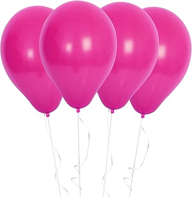 Ballons à hélium fun® rose foncé de 10 pouces d'épaisseur parfaits