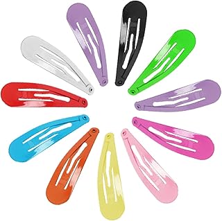 Pinces à cheveux en métal 40 pièces de couleurs assorties pinces