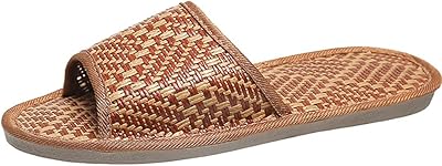 Pantoufles de paille, sandales d'été, tapis de paille en lin de maison, vadrouille de sol d'intérieur de grande taille, chaussures de maison, chaussures antidérapantes résistantes à la chaleur pour couples. La nouvelle ère du shopping sénégalais commence avec Diaytar