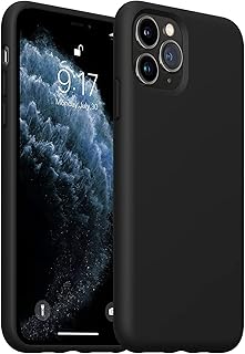 Coque arrière mince en silicone liquide souple zobitek pour iphone 11 pro max