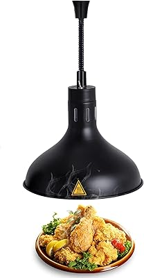 Lampe chauffante commerciale de 290 mm, lampe chauffante rétractable avec ampoule chauffante
