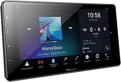 Pioneer dmh-zf9350bt récepteur audio hd flottant de 9 pouces avec apple carplay