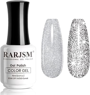 Vernis à ongles gel réfléchissant à paillettes rarebody, vernis à ongles argenté brillant, vernis à ongles uv disco pailleté, nécessite 15 ml pour la manucure à domicile et en salon. Des économies substantielles vous attendent sur Diaytar