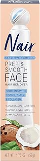 Nair prep and smooth face, épilation du visage pour femme, crème dépilatoire