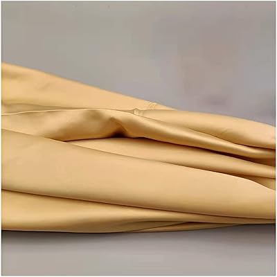 Tissu satin de soie mat haute densité de 150 cm de large vendu