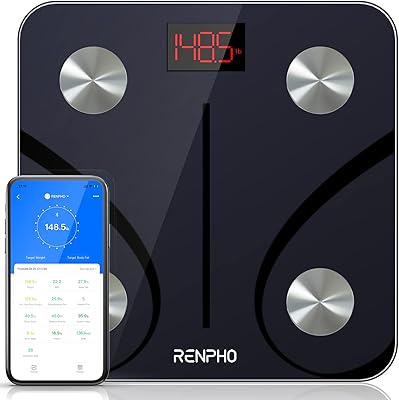 Balance de graisse corporelle revno balance de poids numérique intelligente pour salle