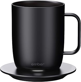 Tasse intelligente à contrôle de température, capacité de 11 oz, autonomie de 1