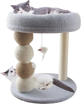 Arbre à chat, poteau à chat, tour à gratter pour chaton, maison