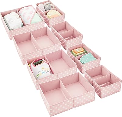 Tiroir et organisateur de rangement en tissu doux mdesign pour chambre